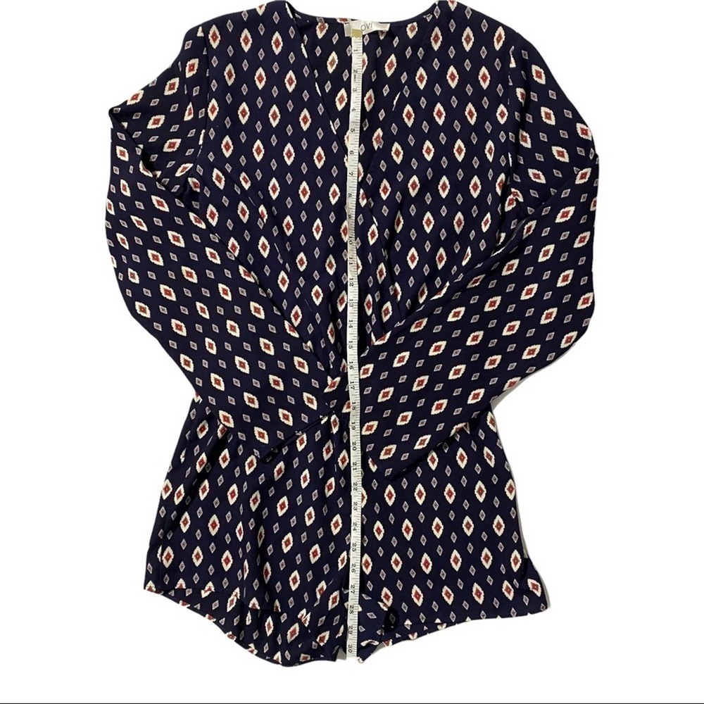 Ovi Romper size Medium Multicolor Long Sleeves - Picture 5 of 11